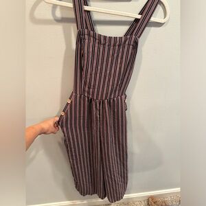 Striped romper
